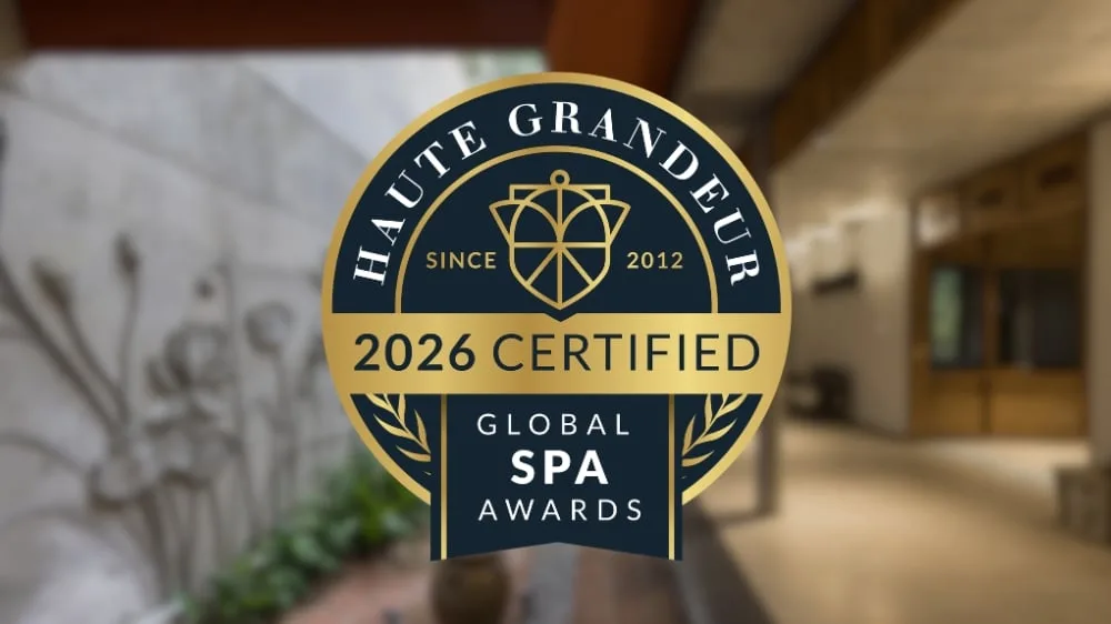 Haute Grandeur 2026 Certified Spa Awards 标志。