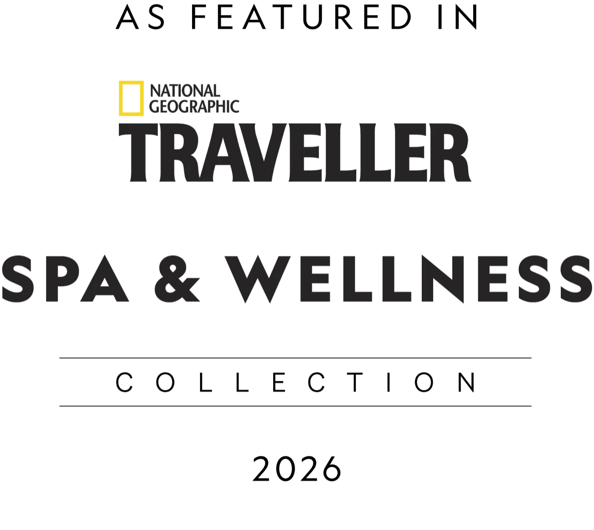 National Geographic Traveller Spa & Wellness Collection 2026