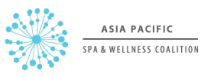 नीले तारकाकार प्रतीक वाला Asia Pacific Spa & Wellness Coalition का लोगो