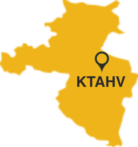 Mapa del distrito de Palakkad con la ubicación de Kairali - The Ayurvedic Healing Village señalada