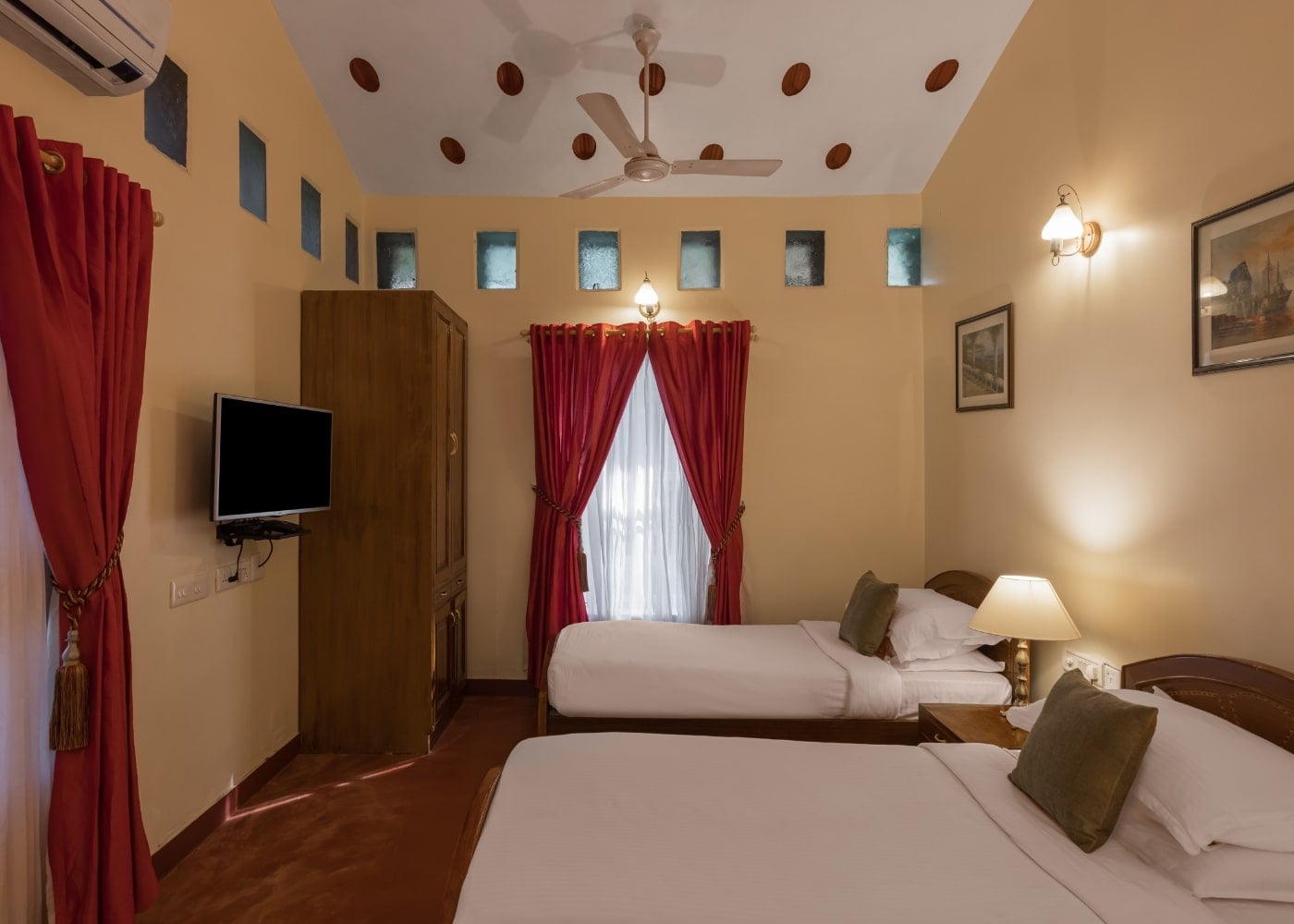 Classic Villa interior — traditional wooden décor