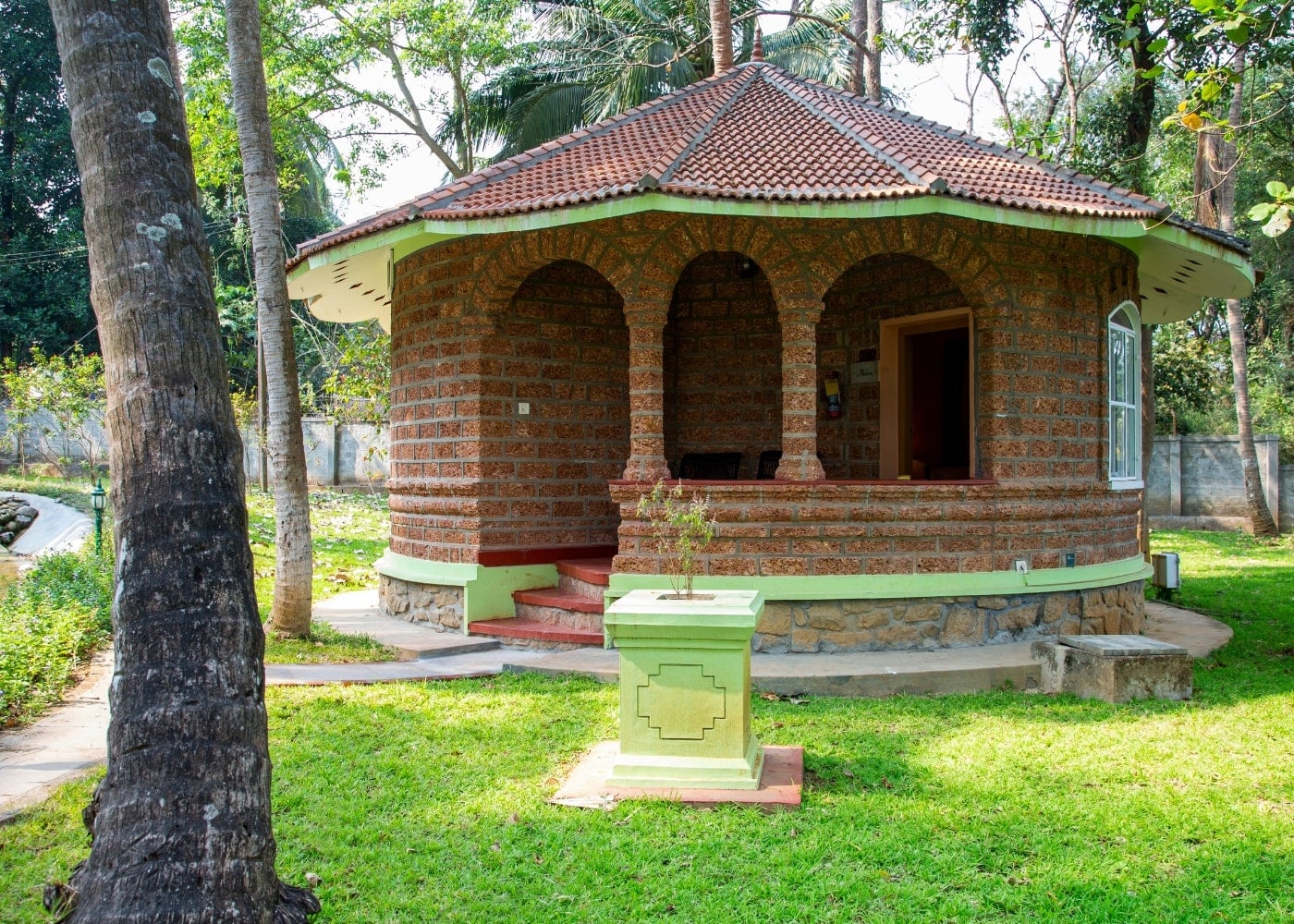 Royal Villa living area — spacious interiors with wooden décor