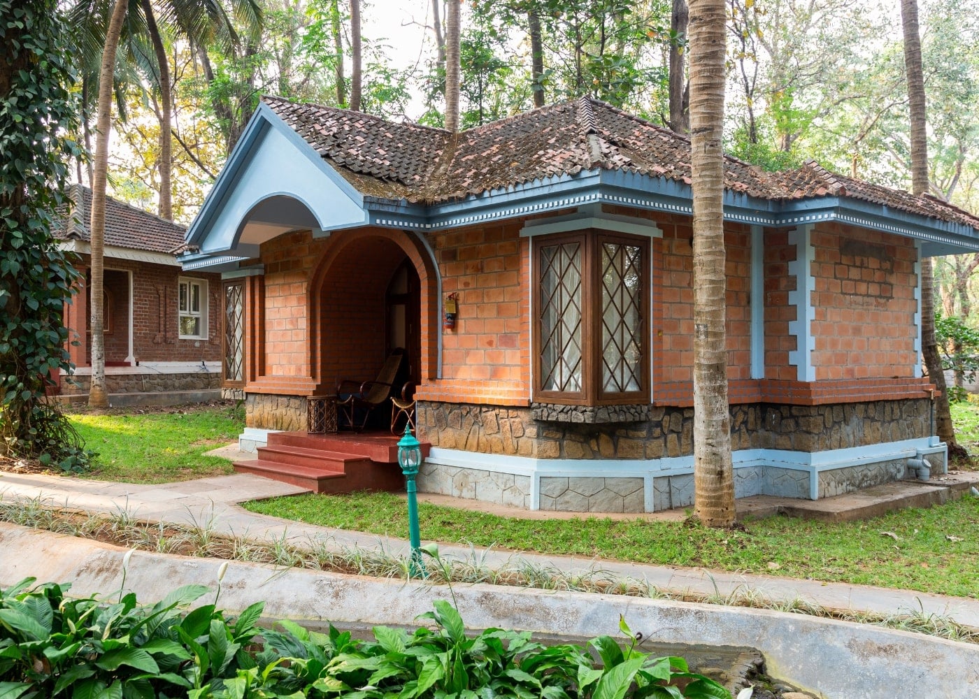 Royal Villa exterior — private villa with Kerala tiled roof
