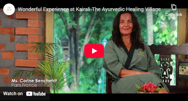 Play video: Kairali Ayurveda testimonial